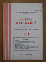 Gazeta Matematica, anul CII, nr. 10-11, 1997
