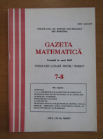 Gazeta Matematica, anul CII, nr. 7-8, 1997