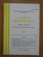 Gazeta Matematica, anul CIII, nr. 10, 1998