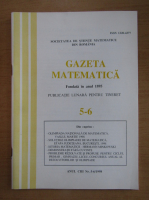 Gazeta Matematica, anul CIII, nr. 5-6, 1998