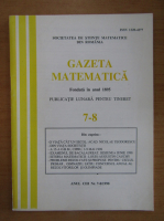 Gazeta Matematica, anul CIII, nr. 7-8, 1998