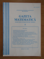 Gazeta Matematica, anul IC, nr. 7, 1994