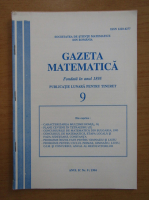 Gazeta matematica, anul IC, nr. 9, 1994