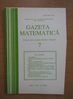 Gazeta Matematica, anul XCVI, nr. 7, 1991