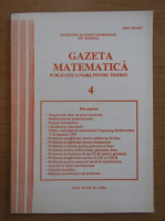 Gazeta Matematica, anul XCVIII, nr. 4, 1993