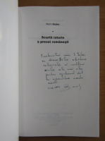 Marin Badea - Scurta istorie a presei romanesti (cu autograful autorului)