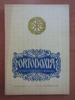 Revista Ortodoxia, anul XXXVII, nr. 3, iulie-septembrie 1986