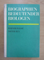 Werner Plesse - Biographien bedeutender Biologen