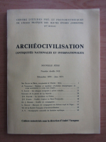 Archeocivilisation, nr. 9-10, decembrie 1970-iunie 1971