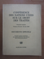 Conference des Nations Unies sur le droit des traites