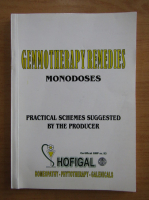 Gemmotherapy remedies. Monodoses