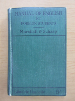 Edgar Marshall - Manual of english for foreign students