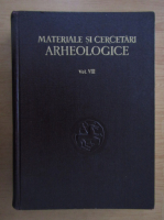 Materiale si cercetari arheologice (volumul 8)