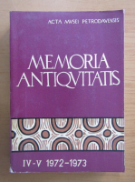 Memoria Antiquitatis (volumele 4-5, 1972-1973)