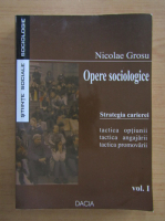 Nicolae Grosu - Opere sociologice (volumul 1)