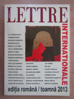 Revista Lettre Internationale, nr. 87, toamna 2013