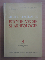 Studii si cercetari de istorie veche si arheologie, tomul 30, nr. 4, octombrie-decembrie 1979