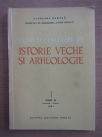 Studii si cercetari de istorie veche si arheologie, tomul 45, nr. 1, ianuarie-martie 1994