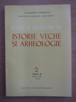 Studii si cercetari de istorie veche si arheologie, tomul 45, nr. 2, aprilie-iunie 1994