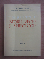 Studii si cercetari de istorie veche si arheologie, tomul 45, nr. 3, iulie-septembrie 1994