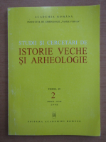 Studii si cercetari de istorie veche si arheologie, tomul 49, nr. 2, aprilie-iunie 1998