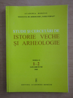 Studii si cercetari de istorie veche si arheologie, tomul 51, nr. 1-2, ianuarie-iunie 2000