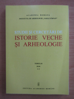 Studii si cercetari de istorie veche si arheologie, tomul 61, nr. 1-2, 2010