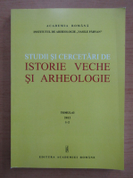 Studii si cercetari de istorie veche si arheologie, tomul 63, nr. 1-2, 2012