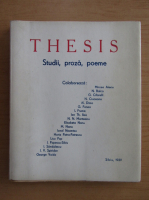 Thesis. Studii, proza, poeme