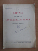 Buletinul Comisiunii Monumentelor Istorice, anul XXII, fasc. 59, ianuarie-martie 1929