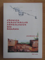 Cronica cercetarilor arheologice din Romania, campania 1999