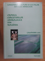 Cronica cercetarilor arheologice din Romania, campania 2001
