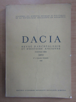 Dacia. Revue d'archeologie et d'histoire ancienne (volumul 26)