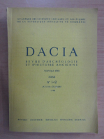 Dacia. Revue d'archeologie et d'histoire ancienne (volumul 32)