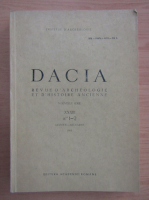 Anticariat: Dacia. Revue d'archeologie et d'histoire ancienne (volumul 33)