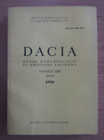 Dacia. Revue d'archeologie et d'histoire ancienne (volumul 34)