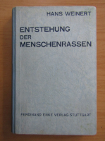 Hans Weinert - Entstehung Der Menschenrassen