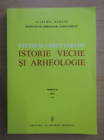 Studii si cercetari de istorie veche si arheologie, tomul 63, nr. 3-4, 2012