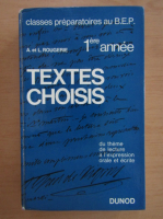 A. Rougerie - Textes Choisis