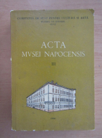 Acta Musei Napocensis (volumul 3)