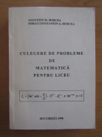 Augustin M. Burcea - Culegere de probleme de matematica pentru liceu