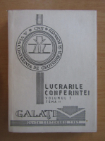 Lucrarile conferintei (volumul 2, tema 2)