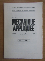 Mecanique Appliquee, tome 25, nr. 6, 1980