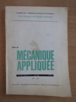 Anticariat: Revista Mecanique appliquee, tomul 30, nr. 2-3, martie-iunie 1985
