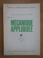 Anticariat: Revista Mecanique appliquee, tomul 33, nr. 2, martie-aprilie 1988