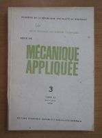 Revista Mecanique appliquee, tomul 33, nr. 3, mai-iunie 1988