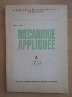 Revista Mecanique appliquee, tomul 33, nr. 4, iulie-august 1988