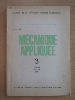 Revista Mecanique appliquee, tomul 34, nr. 3, mai-iunie 1989
