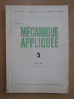 Anticariat: Revista Mecanique appliquee, tomul 34, nr. 5, septembrie-octombrie 1989