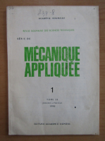 Revista Mecanique appliquee, tomul 35, nr. 1, ianuarie-februarie 1990